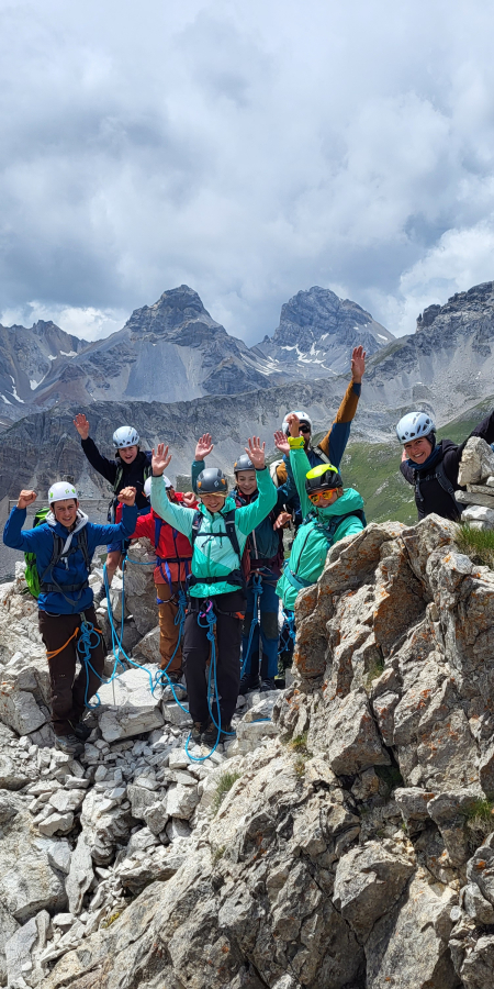 Youth at the Top jugend auf dem gipfel naturpark Beverin 2023